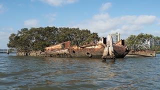 wreck of HMAS Karangi