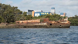 wreck of HMAS Karangi