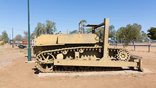 Converted Tank Bulldozer at Ilfracombe Machinery Museum