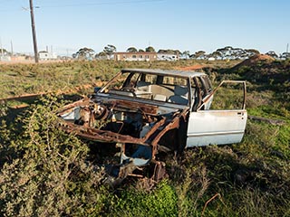 abandoned Ford Falcon, Port Pirie, South Australia