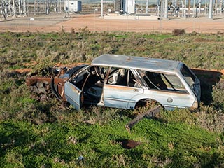 abandoned Ford Falcon, Port Pirie, South Australia