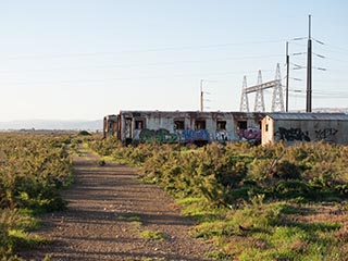 abandoned railway carriages, Port Pirie, South Australia