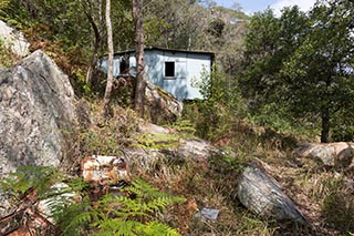Abandoned house in the bush near Wondabyne, Australia