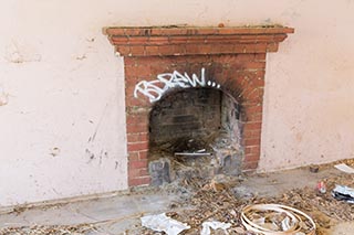 Fireplace in St. John's Orphanage