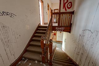 Central staircase in St. John's Orphanage