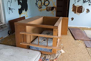Bunk bed in St. John's Orphanage