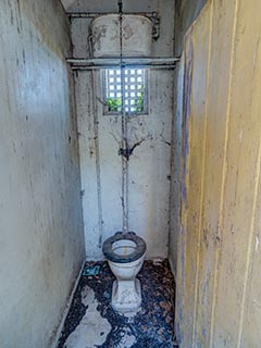 Outdoor toilet block of St. John's Orphanage