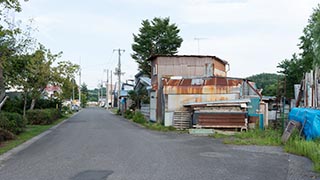 Street in Asahikawa, Hokkaido