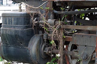 Cylinder of LDK 56 steam locomotive
