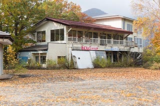 Abandoned tourist facility, Fukushima Prefecture, Japan