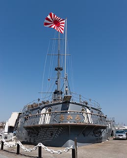 Naval Ensign on Battleship Mikasa