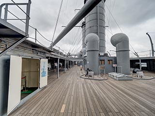 Amidships on Battleship Mikasa