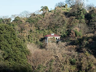 House on a hill, Kanagawa Prefecture, Japan