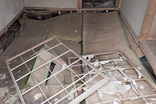 Collapsing Floors in Abandoned Restaurant