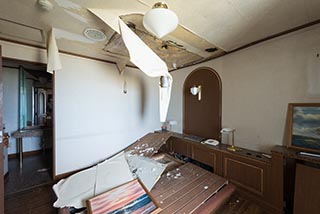 Abandoned Love Hotel El Mar Water Damaged Guest Room