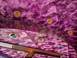 Ceiling lights in Hotel Gaia
