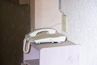 Abandoned Love Hotel Sekitei Guest Room Telephone