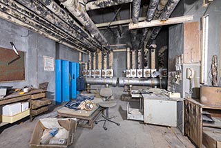 Abandoned Hotel Suzukigaike Plant Room