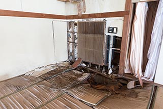 Rotting, Collapsing Floor in Abandoned Hotel Suzukigaike