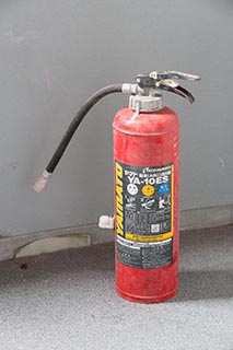 Abandoned Hotel Tropical Fire Extinguisher