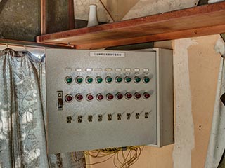Water heater control panel