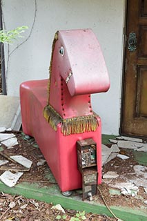 Coin Operated Horse at Abandoned Love Hotel Don Quixote