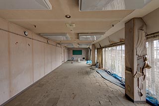 Abandoned Municipal Building Meeting Room