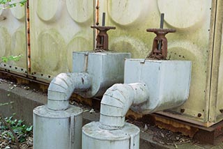 Water tank valves