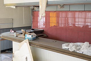 Abandoned Restaurant Counter