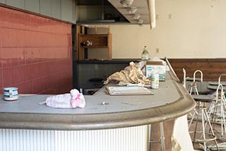 Abandoned Restaurant Counter