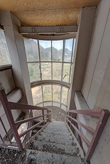 Abandoned Wedding Hall Stairs