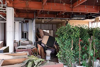 Garbage Filled Abandoned Wedding Hall