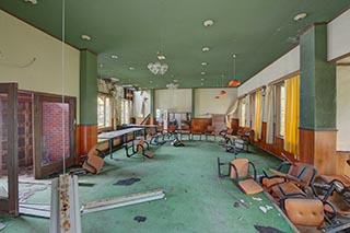 Abandoned Roadside Restaurant Interior
