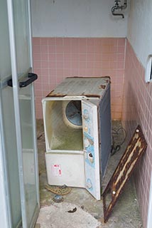 Washing Machine in Abandoned Building in Hokkaido, Japan