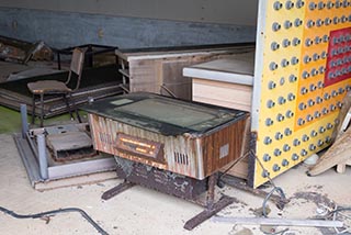 Old Game Machine in Abandoned Building in Hokkaido, Japan