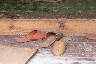 Abandoned Shin-Hato no Yu Onsen Guest Slippers
