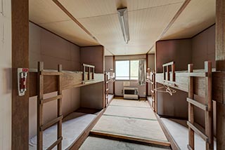 Bunk Beds in Abandoned Shiokari Onsen Youth Hostel