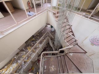 Abandoned Sun Park Hotel Main Stairs
