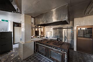 Abandoned Sun Park Hotel Kitchen
