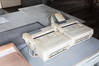 Abandoned Tamura Iron Manufacturing Office Fax Machines