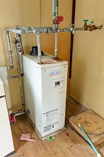 Water Heater in Abandoned Minshuku