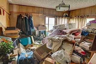 Shambolic Room in Abandoned Minshuku