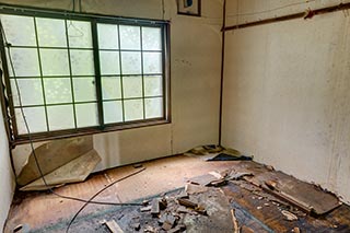 Rotting Floor in Abandoned Minshuku