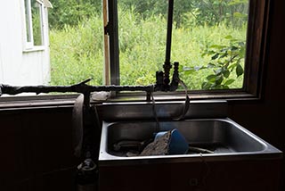 Sink in Abandoned Minshuku