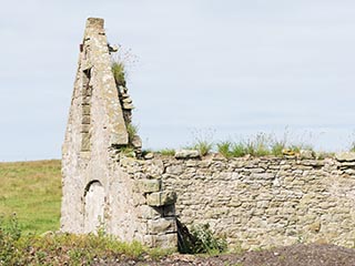 ruins of stone building