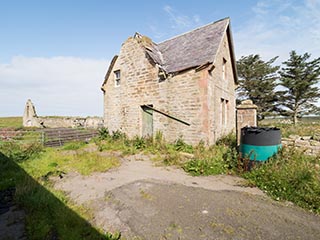 abandoned stone house in Scotland