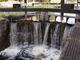 Lock of Forth and Clyde Canal, Scotland