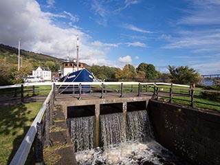 Lock of Forth and Clyde Canal, Scotland