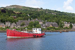 Fishing Boat in Bowling Harbour, Scotland
