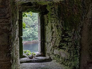 interior of tower, Innis Chonnel Castle
